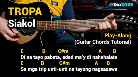 jinakol ni tropa|TROPA CHORDS by Siakol @ Ultimate.